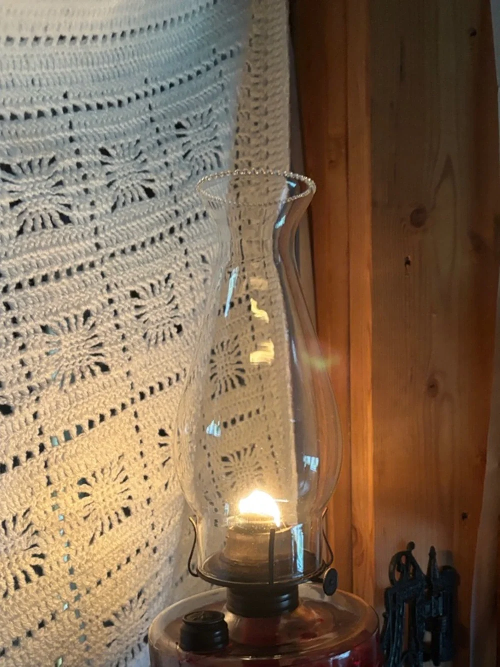 Bracketed Oil Lamp
